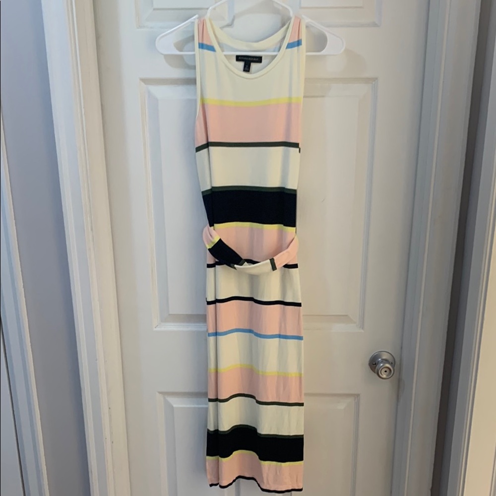 Banana Republic Striped Sleeveless Maxi Dress S